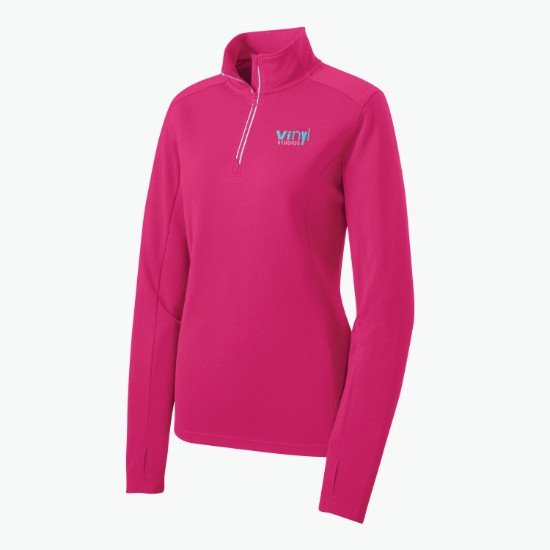Sport Textured 1/4-Zip Pullover - Women's