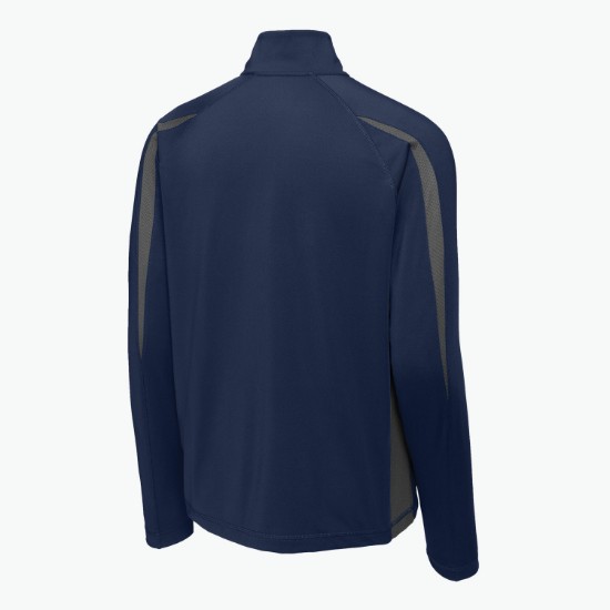 Sport-Tek® Stretch 1/2-Zip Colorblock Pullover