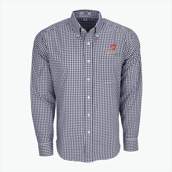 Easy-Care Gingham Shirt - Men's