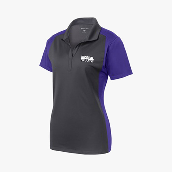 Colorblock Micropique Performance Polo - Women's