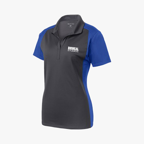 Colorblock Micropique Performance Polo - Women's