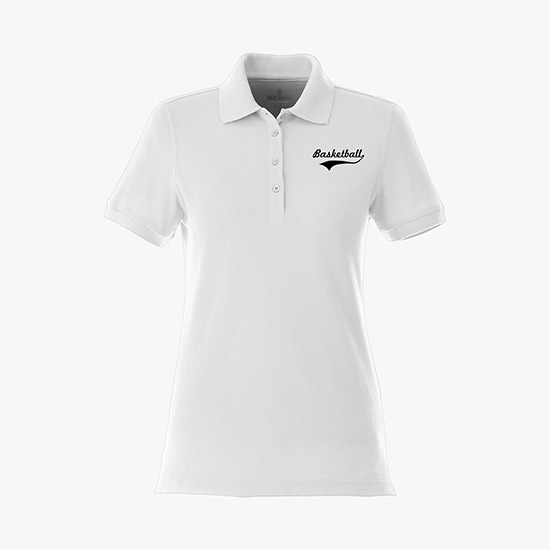 Belmont Combed Cotton Pique Polo - Women's