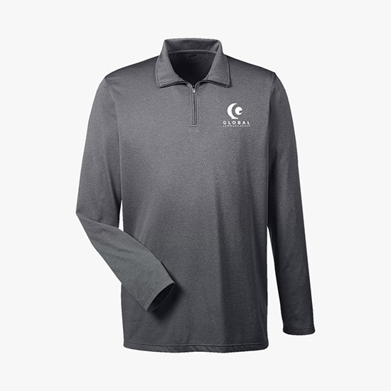 Cool & Dry Heathered Performance 1/4-Zip - Men's - Clearance