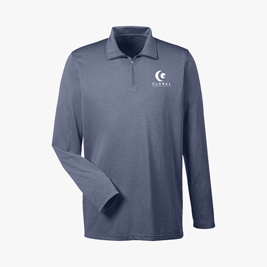Cool & Dry Heathered Performance 1/4-Zip - Men's - Clearance