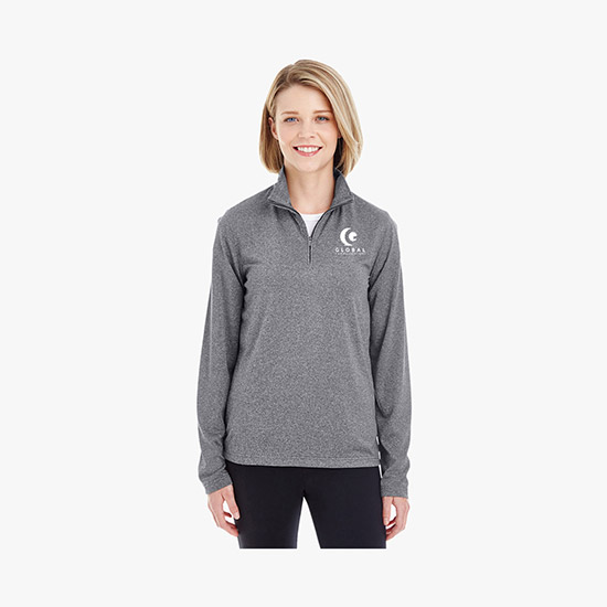 Cool & Dry Heathered Performance 1/4-Zip - Women's - Clearance
