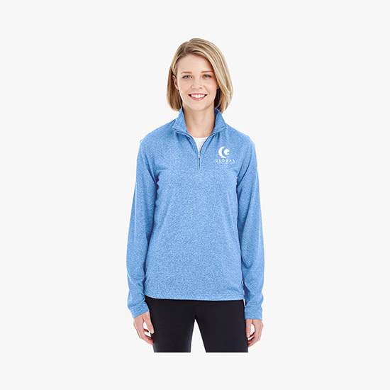 Cool & Dry Heathered Performance 1/4-Zip - Women's - Clearance