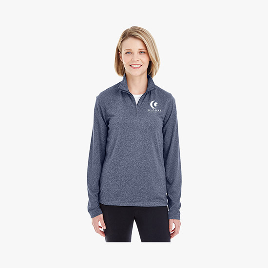 Cool & Dry Heathered Performance 1/4-Zip - Women's - Clearance