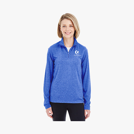 Cool & Dry Heathered Performance 1/4-Zip - Women's - Clearance
