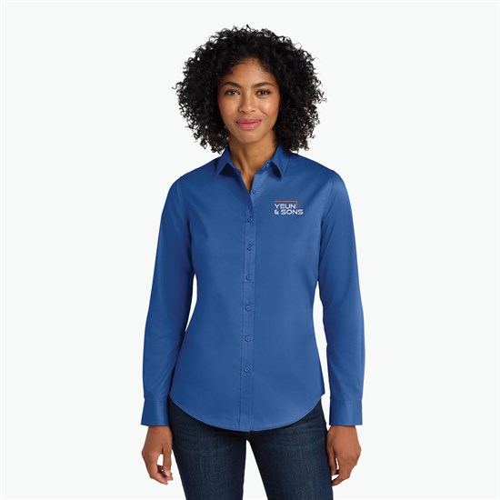 SuperPro Performance Twill Long-Sleeve Shirt - Women's