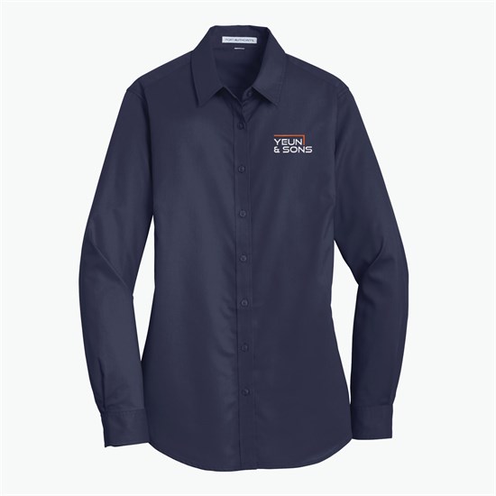 SuperPro Performance Twill Long-Sleeve Shirt - Women's