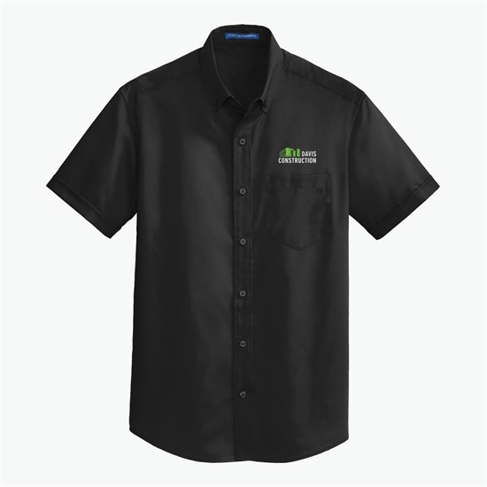 SuperPro Performance Twill Short-Sleeve Shirt - Men's