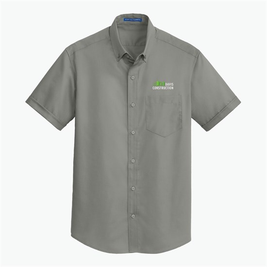 SuperPro Performance Twill Short-Sleeve Shirt - Men's