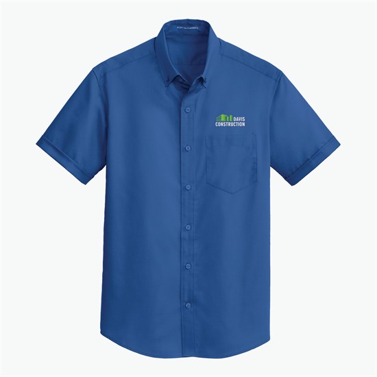 SuperPro Performance Twill Short-Sleeve Shirt - Men's