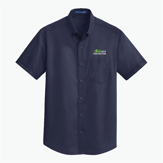 SuperPro Performance Twill Short-Sleeve Shirt - Men's