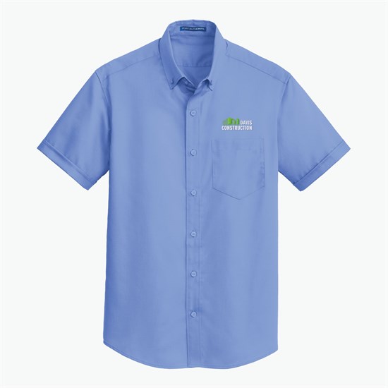 SuperPro Performance Twill Short-Sleeve Shirt - Men's
