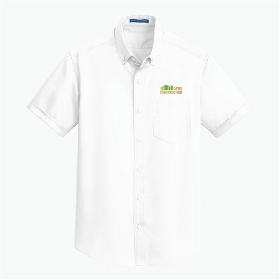 SuperPro Performance Twill Short-Sleeve Shirt - Men's
