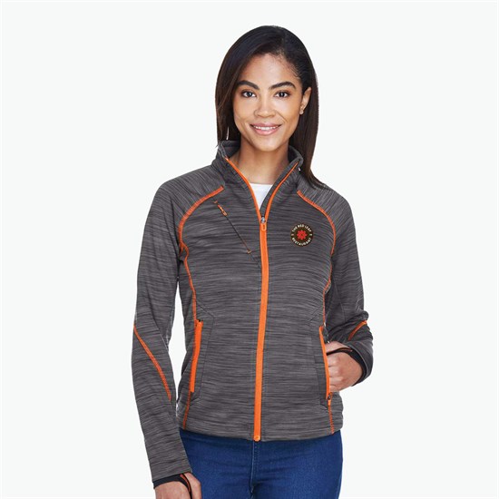 Melange Bonded Fleece Jacket - Women's