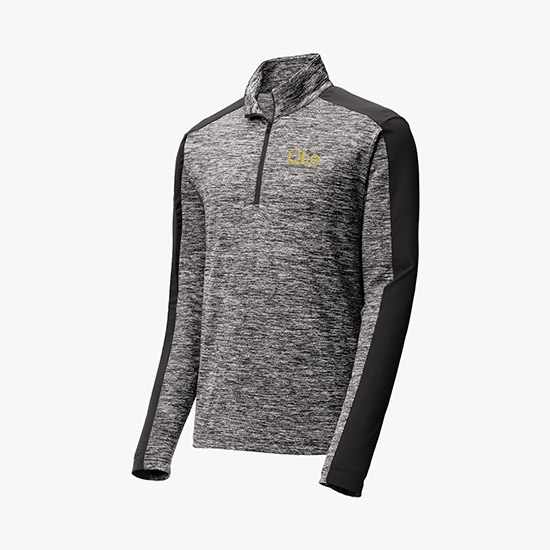 Electric Heather Colorblock 1/4-Zip Pullover - Men's