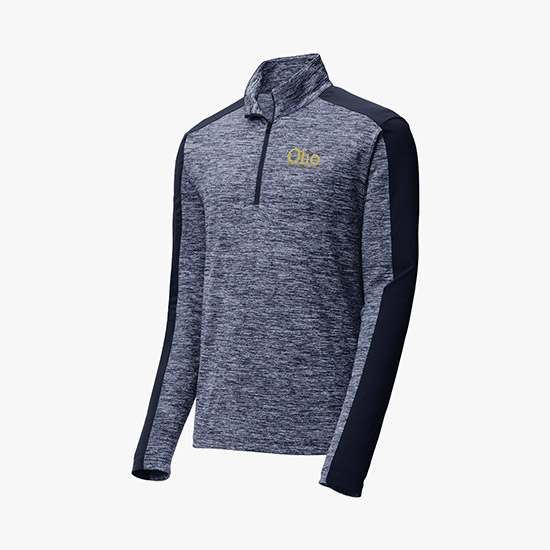 Electric Heather Colorblock 1/4-Zip Pullover - Men's