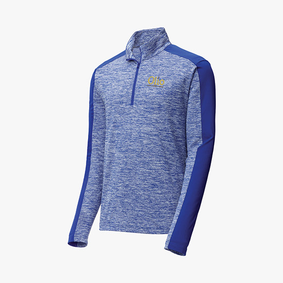 Electric Heather Colorblock 1/4-Zip Pullover - Men's