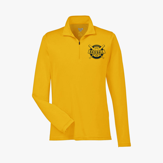 End Zone Performance 1/4-Zip - Men's - Silkscreened