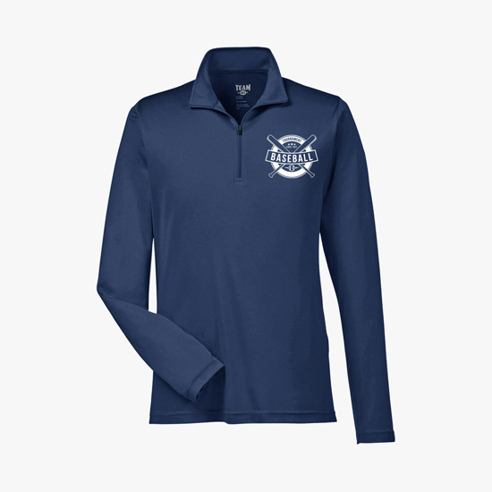End Zone Performance 1/4-Zip - Men's - Silkscreened