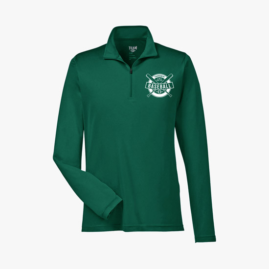 End Zone Performance 1/4-Zip - Men's - Silkscreened