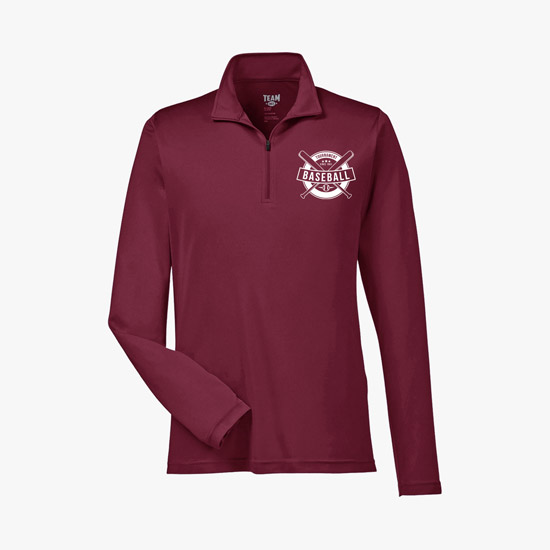 End Zone Performance 1/4-Zip - Men's - Silkscreened