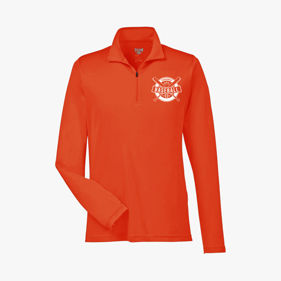 End Zone Performance 1/4-Zip - Men's - Silkscreened