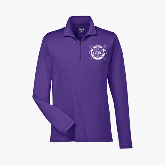 End Zone Performance 1/4-Zip - Men's - Silkscreened
