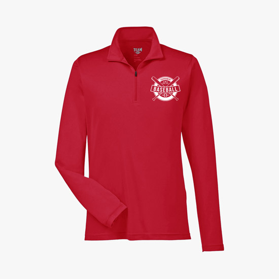 End Zone Performance 1/4-Zip - Men's - Silkscreened