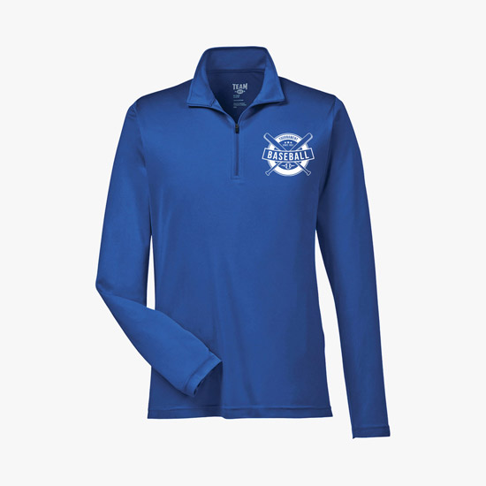 End Zone Performance 1/4-Zip - Men's - Silkscreened