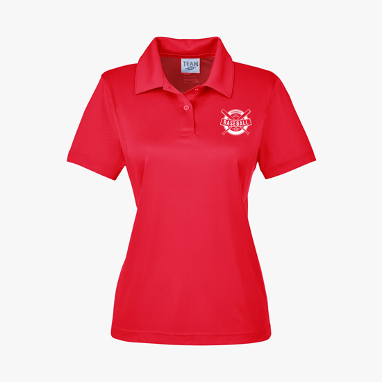 End Zone Performance Polo - Women's - Silkscreened