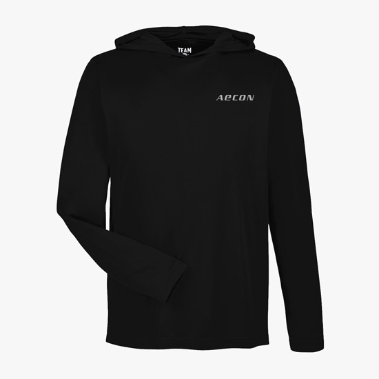 End Zone Performance Hooded T-Shirt - Men's - Silkscreened