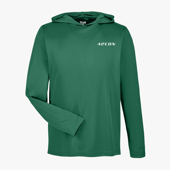 End Zone Performance Hooded T-Shirt - Men's - Silkscreened