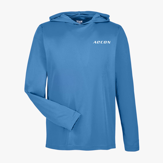 End Zone Performance Hooded T-Shirt - Men's - Silkscreened