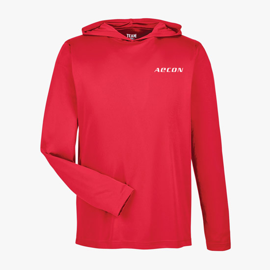 End Zone Performance Hooded T-Shirt - Men's - Silkscreened