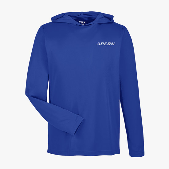 End Zone Performance Hooded T-Shirt - Men's - Silkscreened