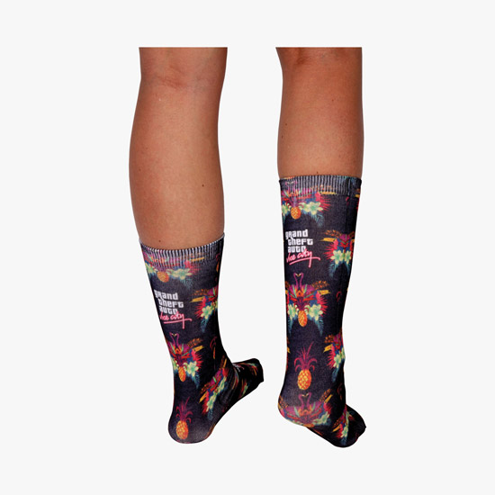 Sublimated Full Color Tube Socks