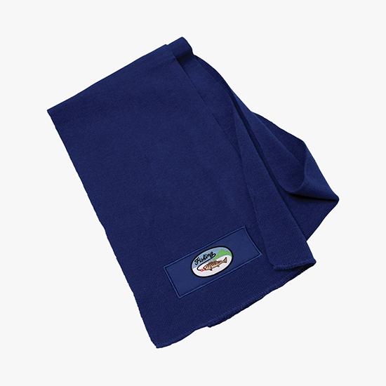 Knit Scarf with Patch