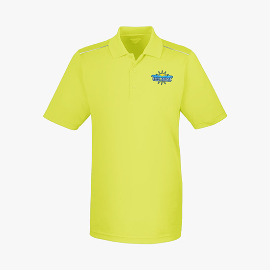 Radiant Reflective Accent Performance Polo - Men's