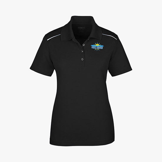 Radiant Reflective Accent Performance Polo - Women's