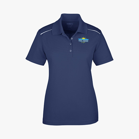 Radiant Reflective Accent Performance Polo - Women's