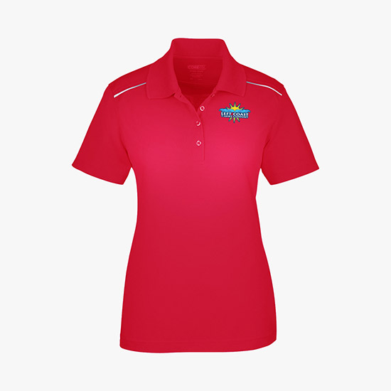 Radiant Reflective Accent Performance Polo - Women's