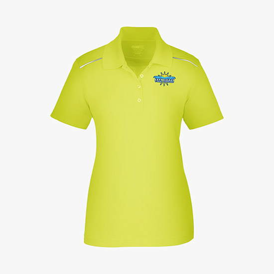 Radiant Reflective Accent Performance Polo - Women's