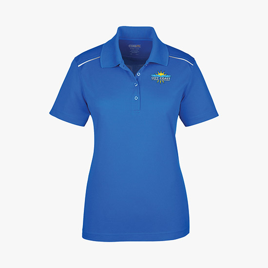 Radiant Reflective Accent Performance Polo - Women's