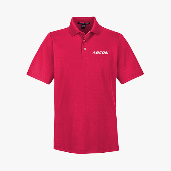 CrownLux Plaited Performance Polo - Men's