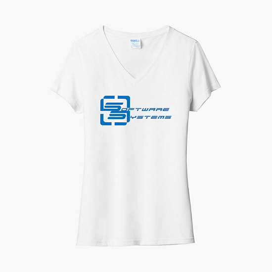 Fan Favorite Blended V-Neck T-Shirt - Women's - White