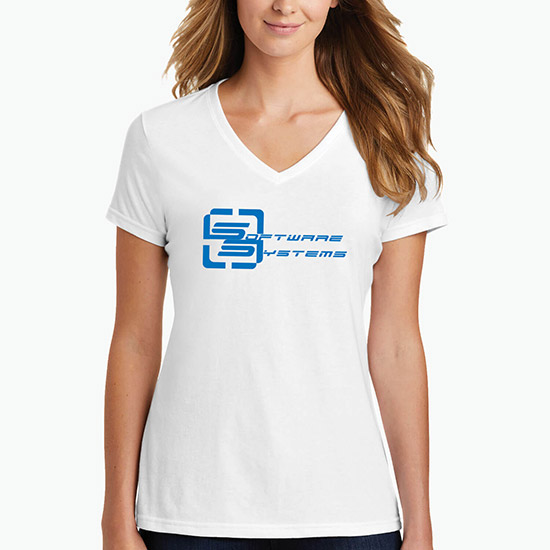 Fan Favorite Blended V-Neck T-Shirt - Women's - White
