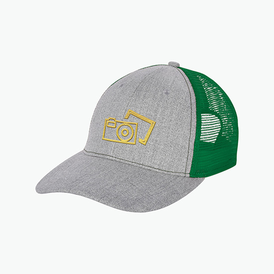 Hayden Heathered Mesh Back Cap - Clearance
